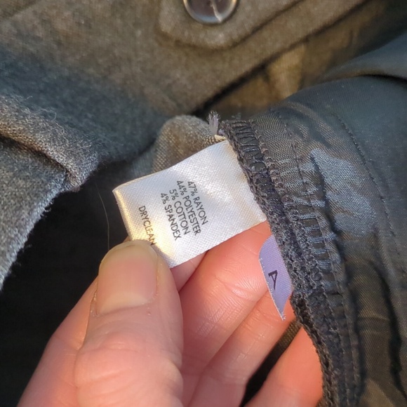 LOFT Charcoal Gray Kate Fit Trousers - Picture 5 of 5